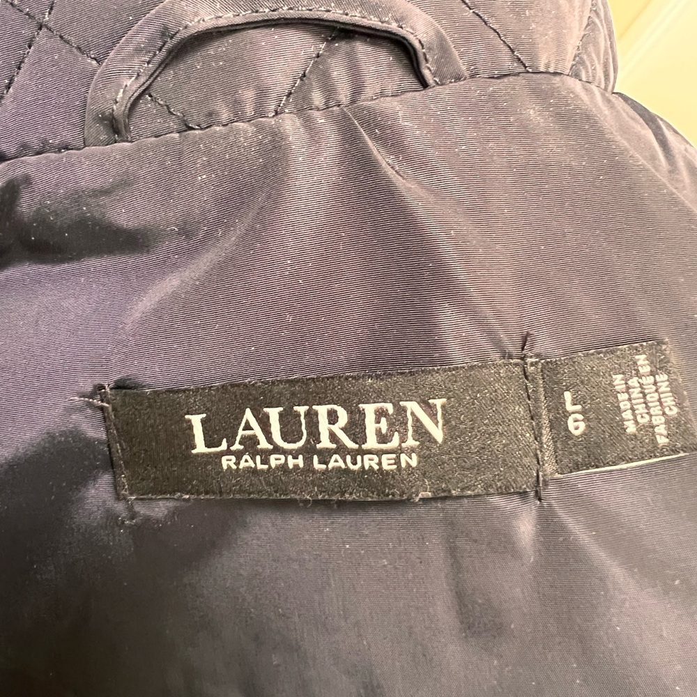 Ralph Lauren Navy Quilted Vest - Picture 6 of 6
